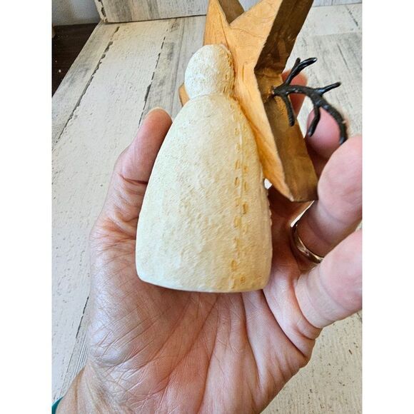 Deb strain Snowman star rejoice 1999 ornament Xmas tree decor - Picture 6 of 7